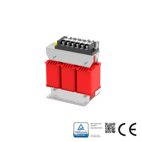 Line Reactor AC 3-Phase 400V ,2%(uK), Rated Current 20A , 7.5kw