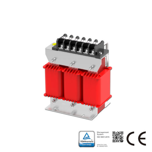 Load Reactor AC 3-Phase 400V ,1%(uK), Rated Current 50A , 18.5kw